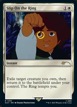 [1x] Slip On the Ring - Foil Near Mint, English Secret Lair MTG Magic - Image 1