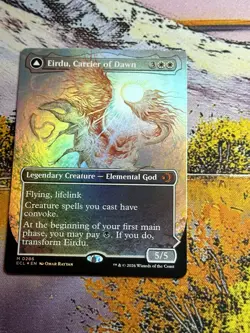 Eirdu, Carrier of Dawn Isilu, Twilight(Borderless) [Lorwyn Eclipsed] 286 NM Foil - Image 2
