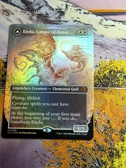 Eirdu, Carrier of Dawn Isilu, Twilight(Borderless) [Lorwyn Eclipsed] 286 NM Foil - Image 3