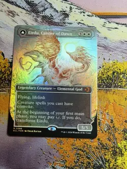 Eirdu, Carrier of Dawn Isilu, Twilight(Borderless) [Lorwyn Eclipsed] 286 NM Foil - Image 4