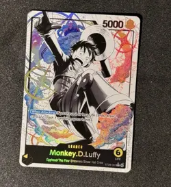 One Piece TCG Monkey.D.Luffy ST29-001 Starter Deck 29 Egghead Foil ALT ART LOT! - Image 2