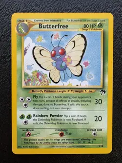 Pokemon Butterfree 09/18 Promo Regular Southern Islands 2001 TCG Card - Image 1