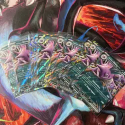 Lot Of 10 Pokemon TCG English Team Rockets Nidoking Ex Nm - Image 1