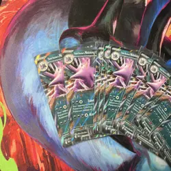 Lot Of 10 Pokemon TCG English Team Rockets Nidoking Ex Nm - Image 4