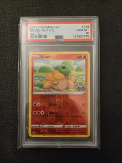 2022 Pokemon Go Numel 013/078 Reverse Foil (Unpeeled Ditto) PSA 10 - Image 1
