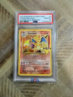 2021 Pokemon Celebrations Charizard Holo Gem Mint PSA 10 - Image 1