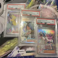 3x Pokemon Scarlett And Violet Mint 9 Waifu Lot - Image 1