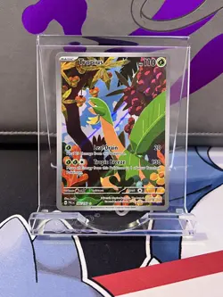 Pokemon TCG SV02 Paldea Evolved Tropius 195/193 Holo Illustration Rare - Image 1