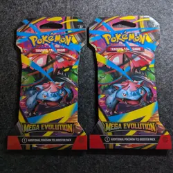 Pokemon Mega Evolution Two Booster Packs Sealed - Image 1