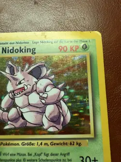 Nidoking 011/102 Base Set Holo 1st Edition GERMAN Pokemon TCG Rare NM - Image 4
