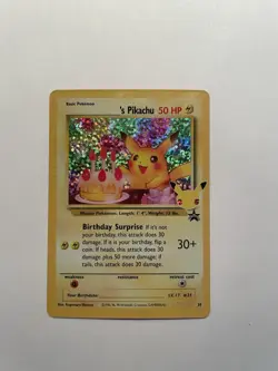 Birthday Pikachu #24 Holo Rare Pokemon Celebrations 25th Anniversary - Image 1