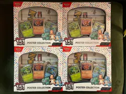 Pokemon TCG Scarlet & Violet 151 Poster Collection Box SEALED Lot of 4 - Image 1
