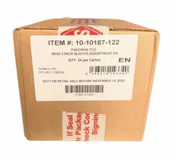 Pokemon TCG: ME02 PHANTASMAL FLAMES 3-PACK BLISTER CASE Factory Sealed 24 CT - Image 1