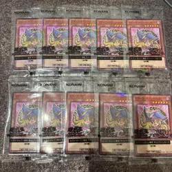 Yu Gi Oh Duel Monsters Dark Magician Girl x10 Seven Eleven Promo 711E-JP002 - Image 1