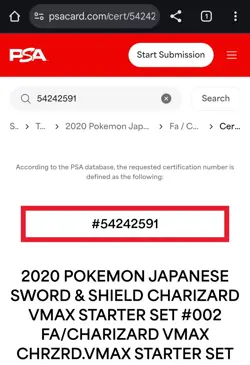 2020 Pokemon Japanese Charizard VMAX 2/21 VMAX Starter Set PSA 10 GEM MT - Image 4