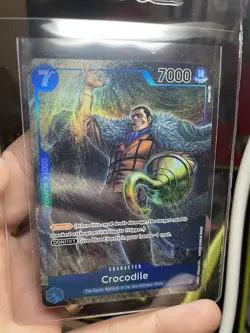 OP01-067-ALT Crocodile (Parallel) Super Rare Alternative Art One Piece TCG Card - Image 1