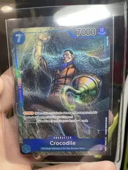 OP01-067-ALT Crocodile (Parallel) Super Rare Alternative Art One Piece TCG Card - Image 2