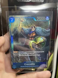 OP01-067-ALT Crocodile (Parallel) Super Rare Alternative Art One Piece TCG Card - Image 3