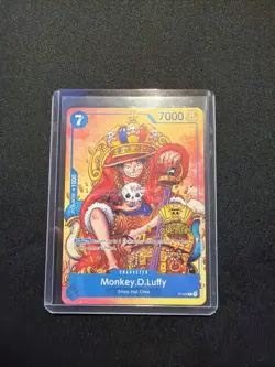 Monkey D Luffy NM (2nd Anniversary Stamped Promo) P-043 One Piece Promotion - Image 1