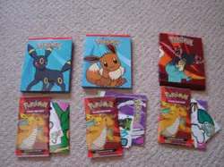 New in pack unopened McDonalds Pokemon cards sets-3 sets- cards poster stickers - Image 1