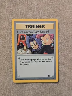 Pokemon Cards Here Comes Team Rocket! 15/82 Team Rocket Holo Rare - Image 1