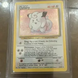 Pokemon Clefairy Holo Mint Base Set 5/102 Vintage 1999 WOTC - Image 1
