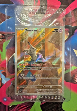 Mimikyu SPV 075 SV Scarlet Violet Promo Cards Holo, Sealed - Image 1