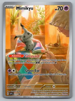 Mimikyu SPV 075 SV Scarlet Violet Promo Cards Holo, Sealed - Image 3