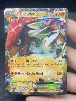 Pokemon Groudon-EX Holo Card Black Star Promos XY42 - Image 4