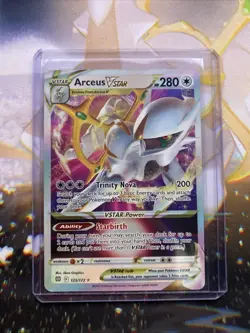 Pokemon TCG Arceus VSTAR Holo Ultra Rare Card 123/172 Brilliant Stars - Image 1