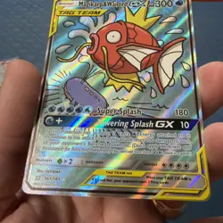Magikarp & Wailord GX (Alternate Full Art) 161/181 Sm-Team Up Holo - Image 5