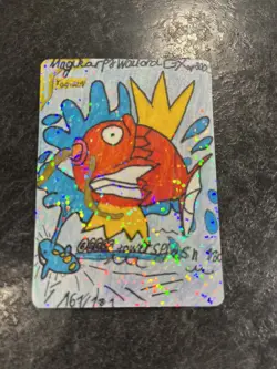 Magikarp & Wailord GX 161/181 Pokemon Sun & Moon Tag Team artist imitation - Image 3