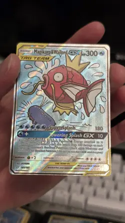 Magikarp & Wailord GX (Alternate Full Art) 161/181 Sm-Team Up Holo - Image 2