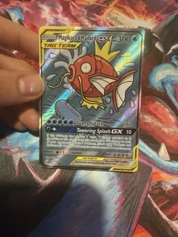 Magikarp & Wailord GX (Alternate Full Art) 161/181 Sm-Team Up Holo - Image 1