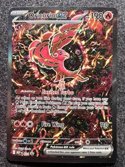Oricorio EX 024 MEP Black Star Promo Full Art Pokemon Card NM - Image 1