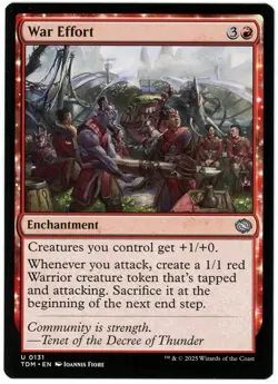 War Effort - 0131 - Tarkir Dragonstorm - MTG - NM/M - Image 1