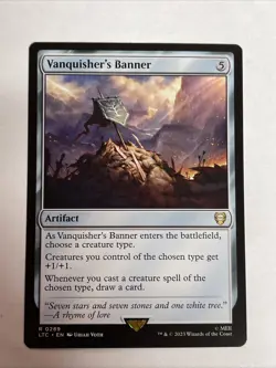 Vanquisher's Banner Commander: the Lord of the Rings: #289 Rare - Image 1