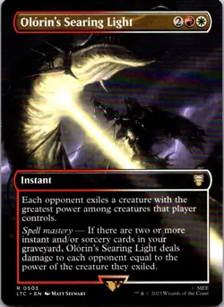 Olorin's Searing Light (Borderless) (Surge Foil) R The Lord of the Rings 547 NM - Image 1
