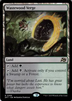 MTG Wastewood Verge (268) | NM | Aetherdrift {DFT} - Image 1