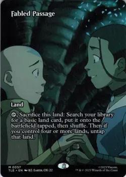 MTG Fabled Passage (Borderless) (57) | NM | Avatar: Eternal-Legal {TLE} - Image 1