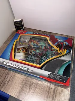 Pokemon TCG: Roaring Moon EX Box - Sealed Booster Pack Set, Rare Collection - Image 1