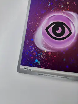 Pokemon - Basic Psychic Energy - 005 - SVE - Cosmos Holo - With 3x Swirl - NM - Image 2