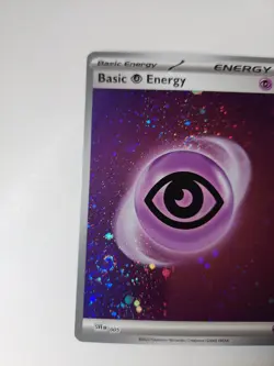 Pokemon - Basic Psychic Energy - 005 - SVE - Cosmos Holo - With 3x Swirl - NM - Image 3