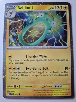 Pokemon - Bellibolt - SVP094 - Black Star Promo - Holo - With 1x Swirl - NM - Image 2