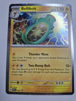 Pokemon - Bellibolt - SVP094 - Black Star Promo - Holo - With 1x Swirl - NM - Image 3
