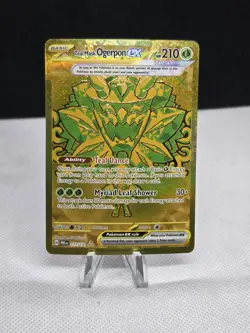 2025 Pokemon Prismatic Evolutions TEAL MASK OGERPON EX 177/131 Hyper Rare - Image 1