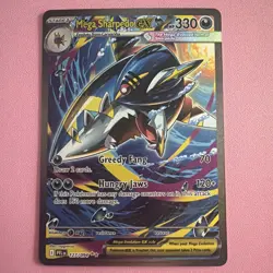 Pokemon Mega Sharpedo EX Illustration Rare Holo 127/094 Phantasmal Flames NM - Image 1