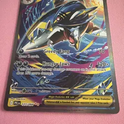 Pokemon Mega Sharpedo EX Illustration Rare Holo 127/094 Phantasmal Flames NM - Image 2