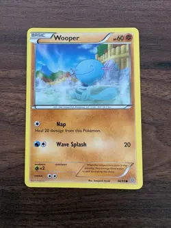 Pokemon Wooper Common XY - Ancient Origins 38/98 NM - Image 1