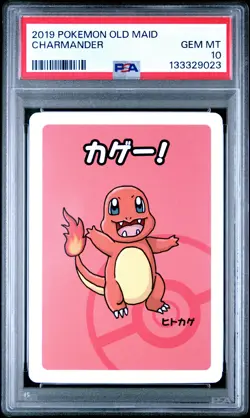 2019 POKEMON OLD MAID CHARMANDER PSA 10 - Image 1